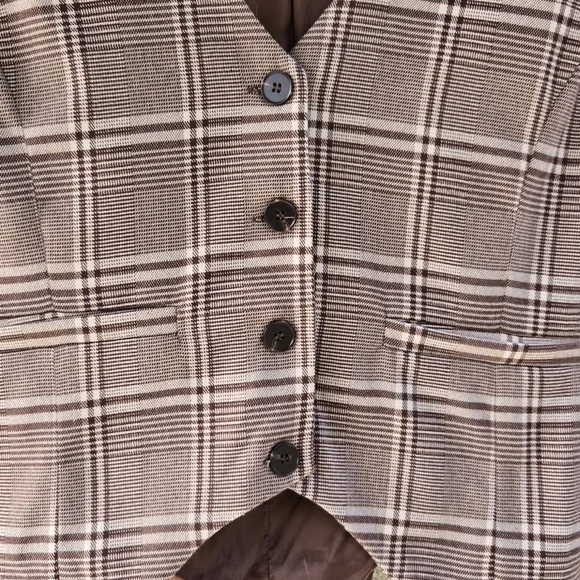 Princess Polly Carrie Plaid Oversized Vest - Picture 4 of 8